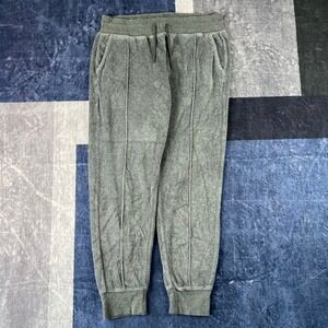 Polo Ralph Lauren Mens Gray Velour Jogger Pant Sweatpants Medium Gray Heather